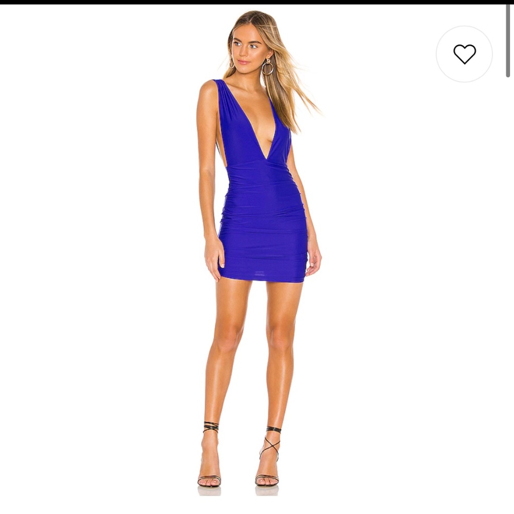SUPERDOWN SHELBY MINI DRESS IN COBALT
